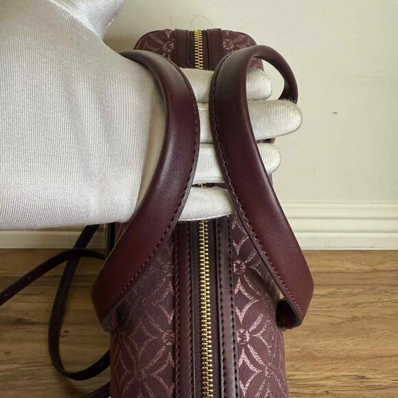 💟Michael Kors Signature Canvas-Leather Satchel & Crossbody Purse💟 - Picture 6 of 17